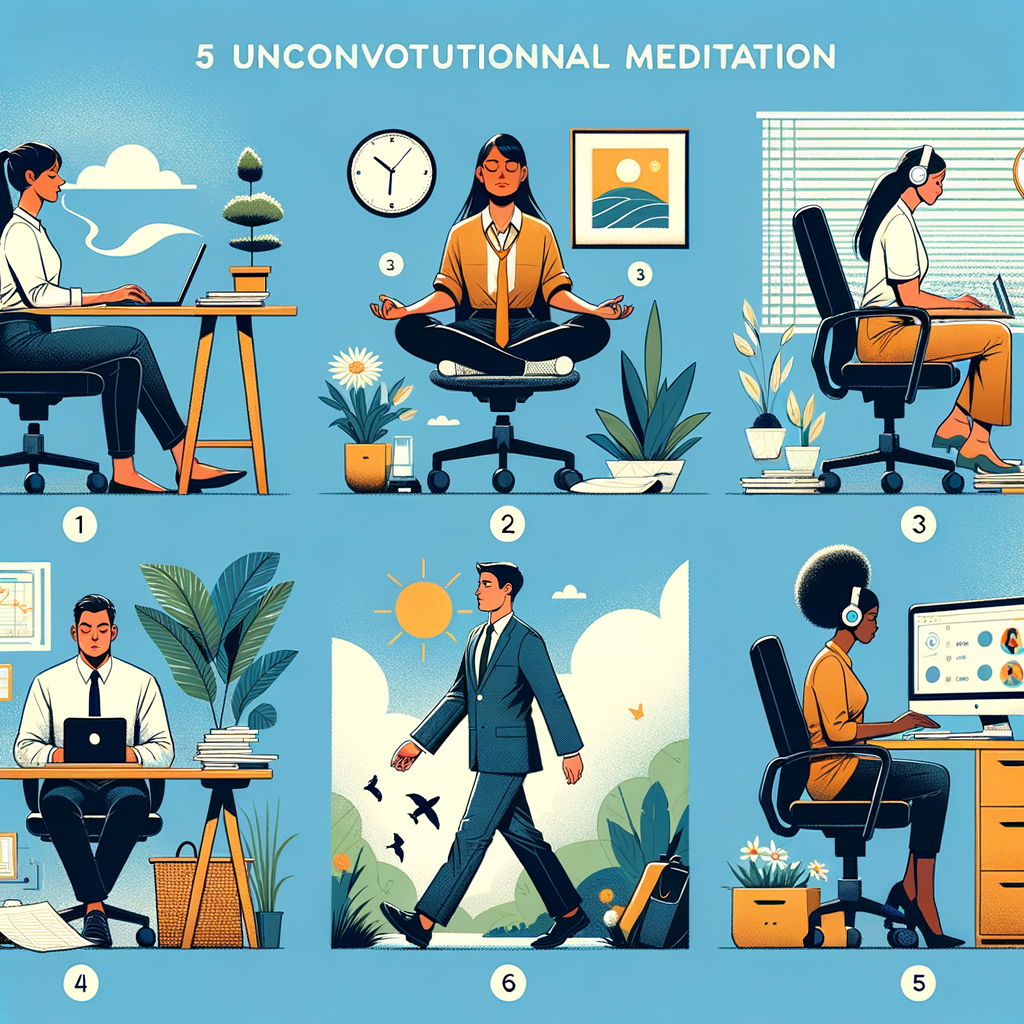 5 Unconventional Meditation Techniques for Busy Professionals