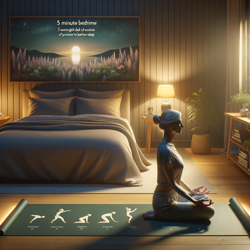 Unlock the Secret to Better Sleep with This 5-Minute Bedtime Yoga Routine