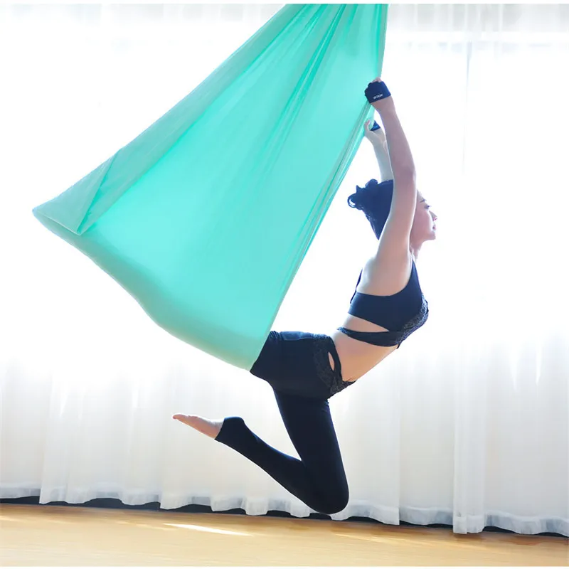 1 meters Tailored length Yoga hammock swing fabric Aerial Traction Flight Anti-gravity Length customization yoga belt yoga hall