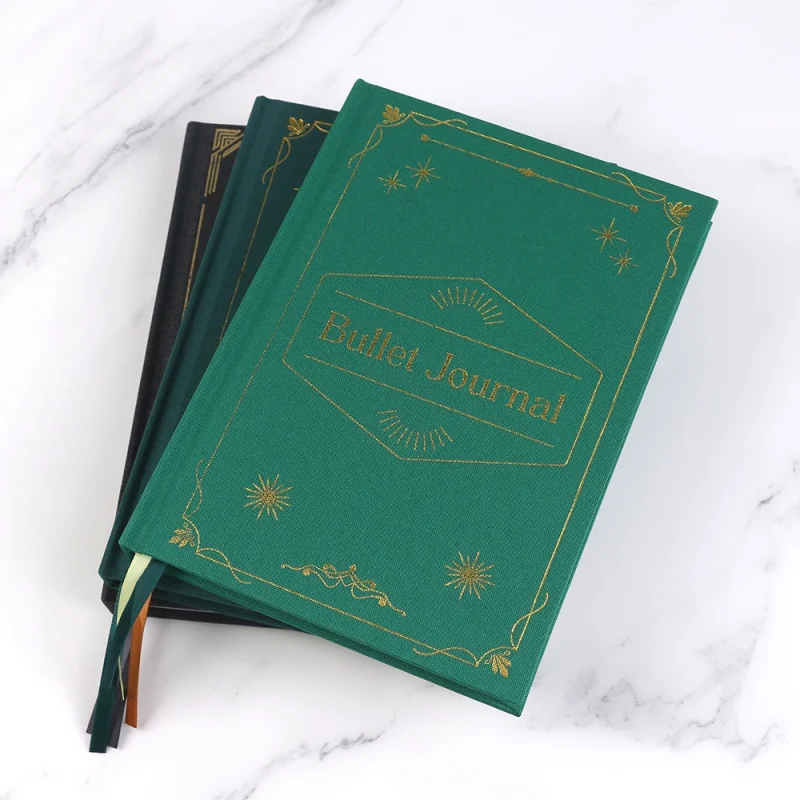 custom.Personalized Custom Daily Journal A5 Hardcover Planner with Linen Cover