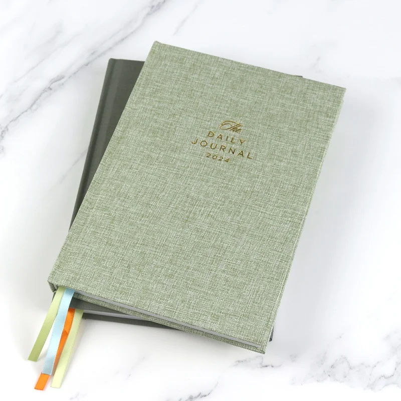 custom.Custom Journal Promotional Business Linen Notebook Hardcover PU Leather Notebooks With Logo