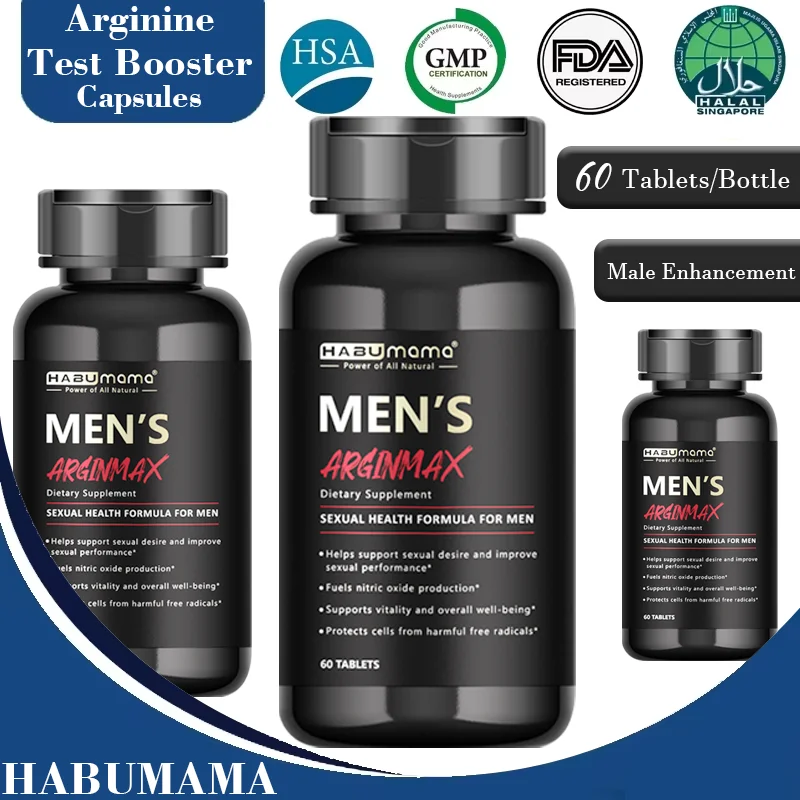 Best Male Enhancing Supplement With Arginine – Natural Muscle Builder Enlargement Pills & Test Booster