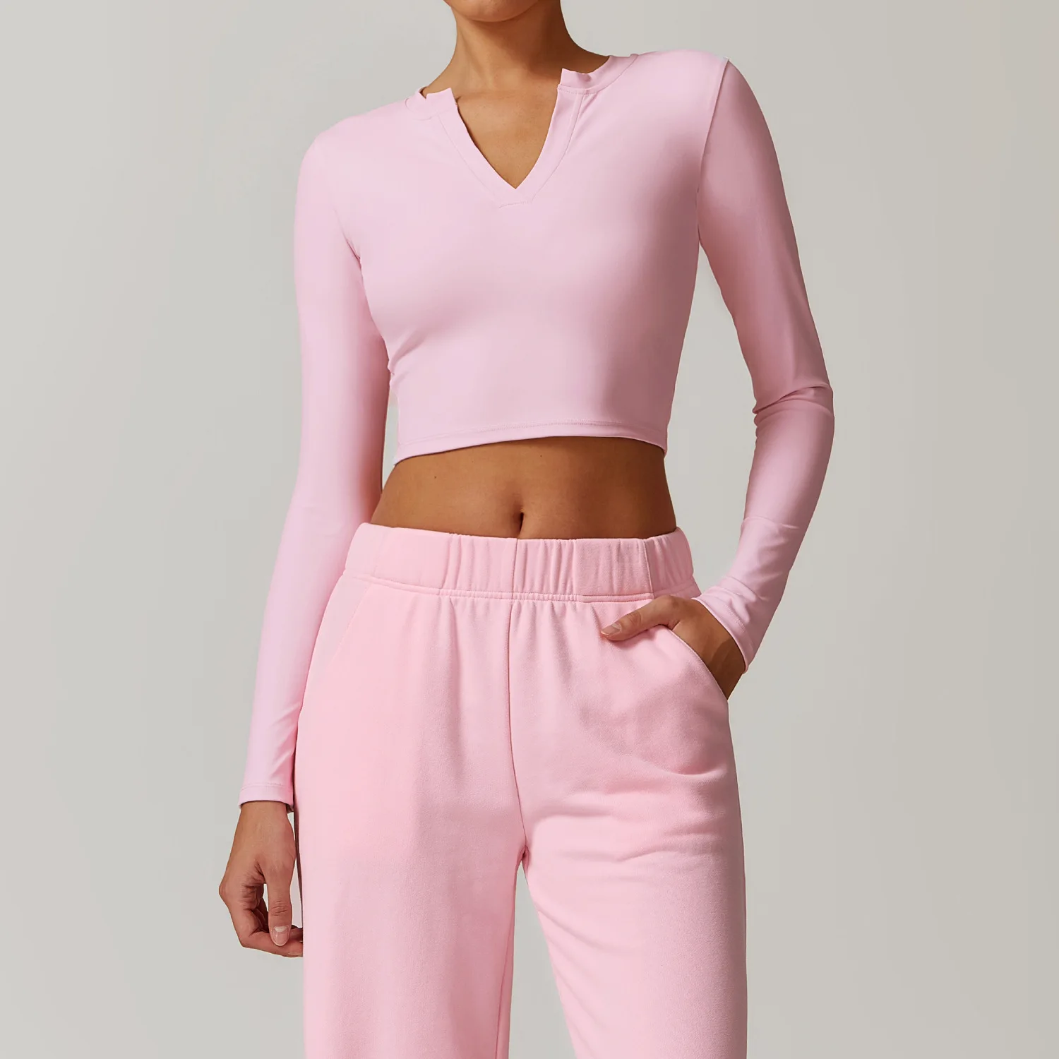 Sexy Tight Long Sleeve Yoga Tops Outdoor Quick Drying Sports T-shirt Gym Push-up Workout Running Nude Fitness Clothes Top