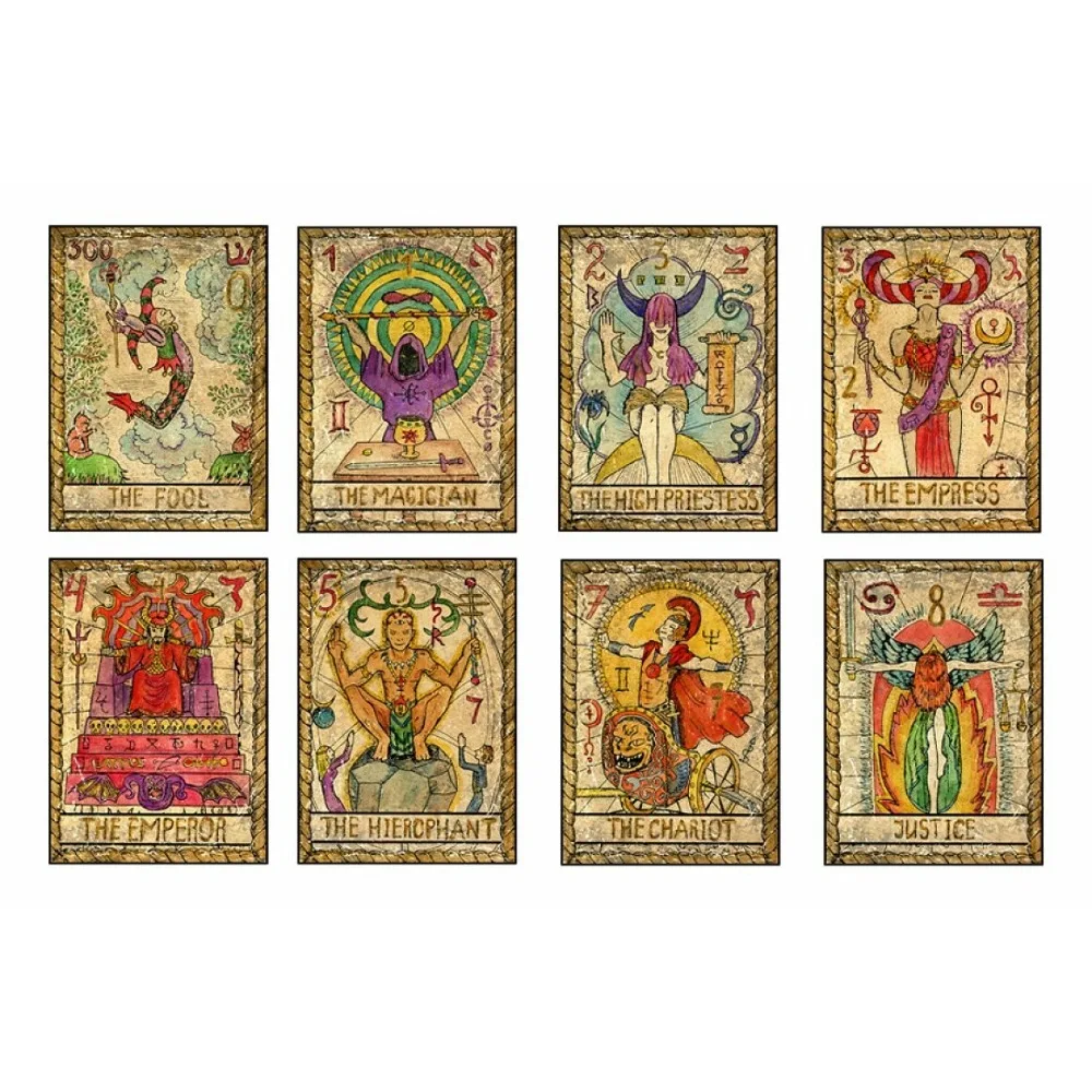 8.89*6.35 Cm Samiramay Tarot Deck 78 Cards with Guidebook Great for Beginners
