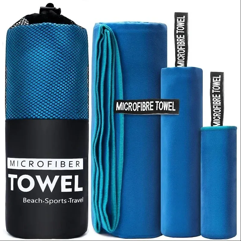 Quick-Drying Sports Towel 40×80/80x160CM Blue Grey Green Orange Swimming Gym Fitness Camping Running Beach Washcloth Towels