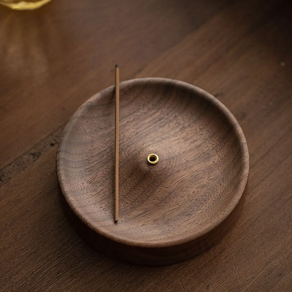 Black Walnut Incense Base, Mini Incense Holder, Tea Ceremony, Zen Incense Inserts, Home Decoration Smell, Aromatic Aromatherapy
