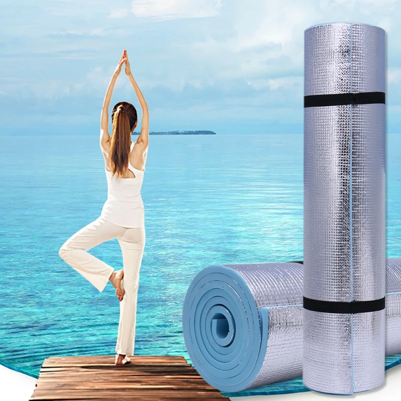 YD61 6mm Thick Durable EVA Yoga Mat Exercise Gym Fitness Workout Non-Slip Pad Camping