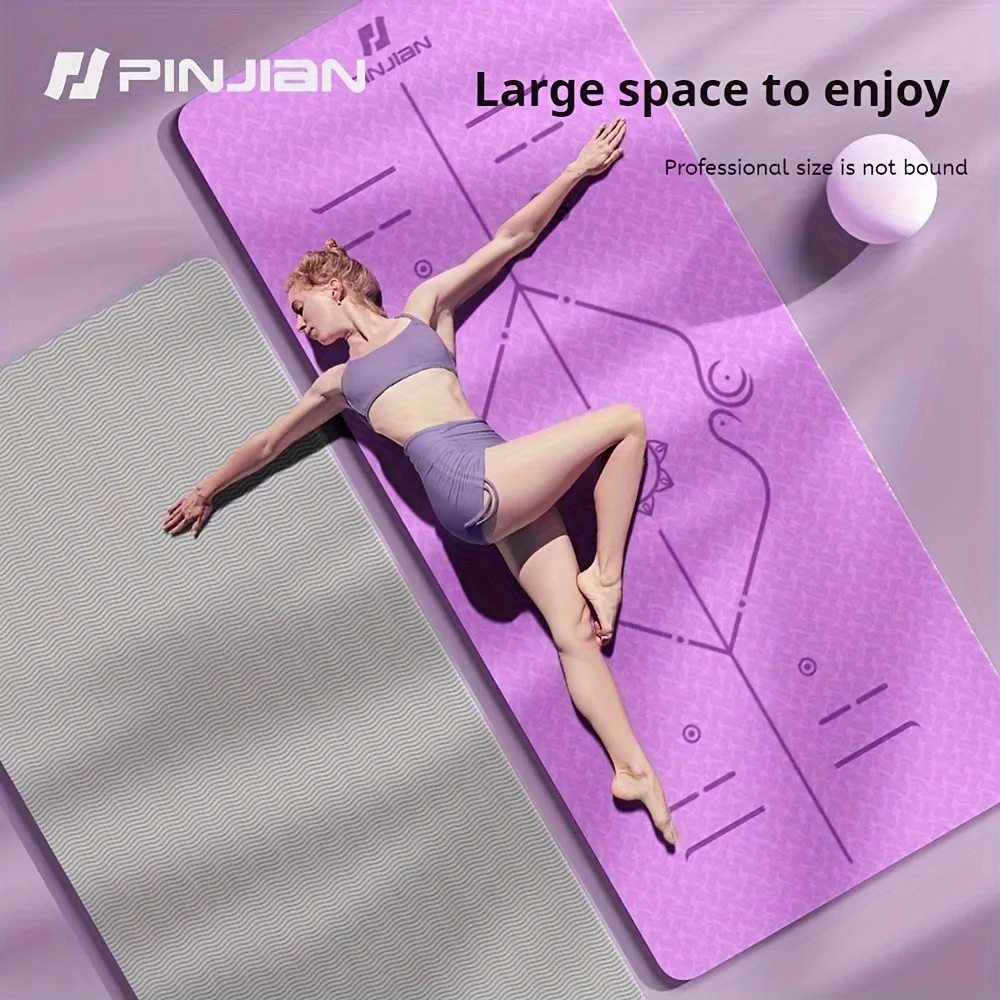 Yoga Mat TPE 60-90cm Wider and Thicker Workout Mat Exercise Gymnastics Esportes Fitness