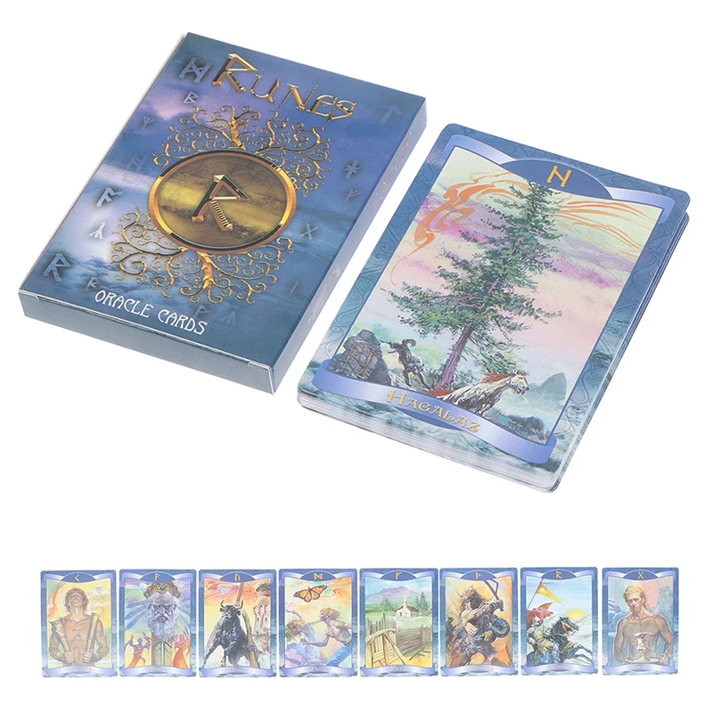 44PCS Tarot Runes Oracle Cards Board Games Oracle Occult Psychic Supplies Tarot Cards High Quality Divination Prophecy Alchemy