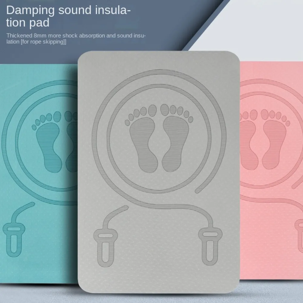 Anti-noise Jump Rope Mat Floor Mats Cushioning TPE Skipping Mat Non Slip Thickening Yoga Fitness Mats Workout