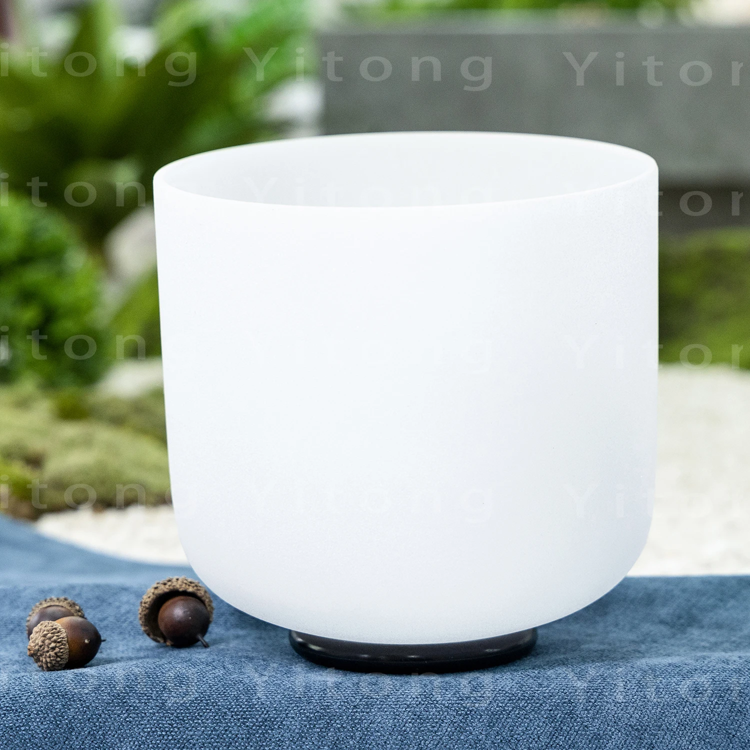 12 Inch 432Hz or 440 Hz White Crystal Singing Bowls Note Quartz Bowl Chakra Sound Healing Instrument For Meditation