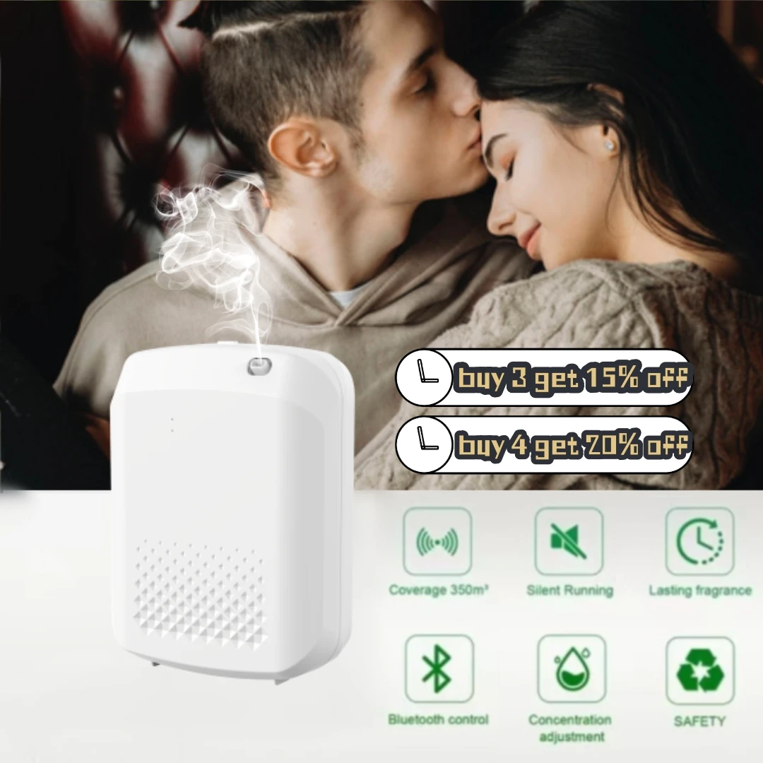 SCENOLOR 600m³ Aroma Diffuser Electric Aromati Oasis 400ML Essential Oil Capacity Air Freshener Bluetooth Control Incense Burner