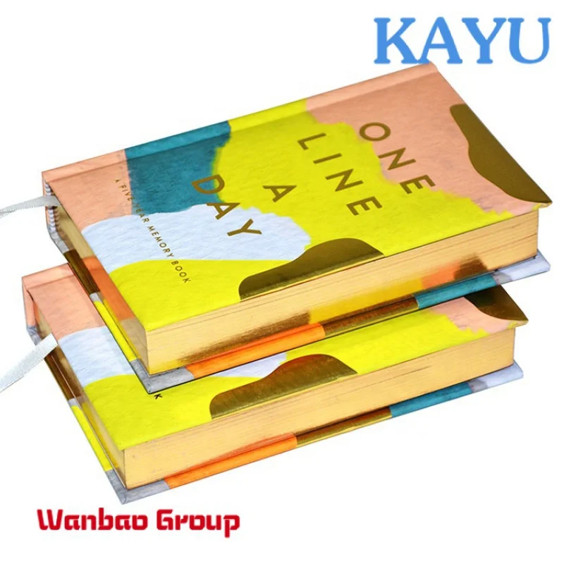 Custom Wholesale Custom Journal Notebooks Planner Printing Service Memory Dairy Book Printing Factory