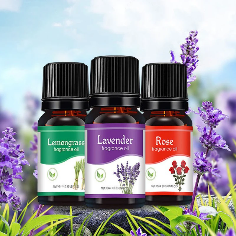 Aromatherapy Essential Oils Water Soluble Oil Diffuser Aromatherapy – Rose, Lavender,Lemon, Peppermint, Lemongrass, sandalwood,