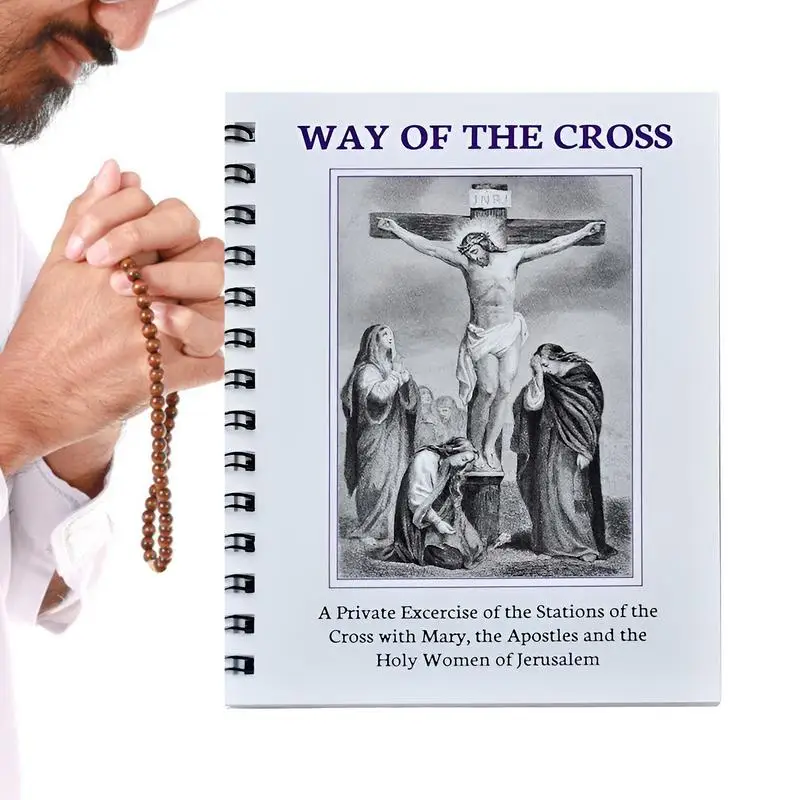 Catholic Prayer Book 42 Color Pages Pocket Meditation Notebook Planner Belief Diary Book For Women Pocket Size Church Ceremony