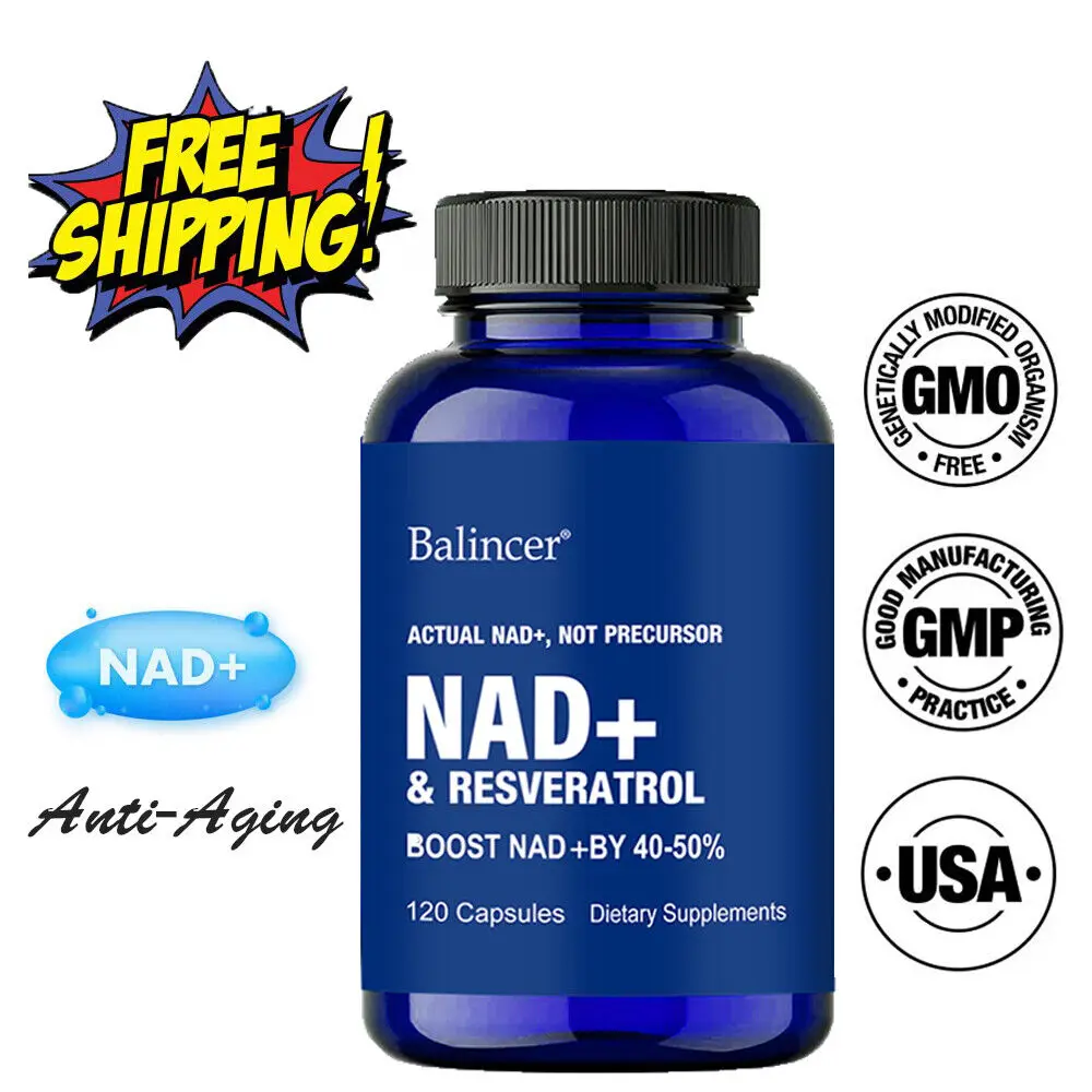 NAD Supplements – Anti-Aging Cell Booster, Supports Natural Energy