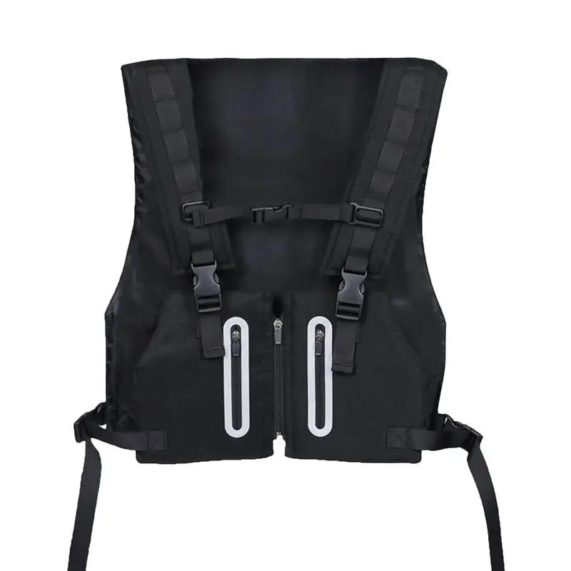 Running Hydration Vest Reflective Sport Bag Chest Pack Breathable Trail Running Water Backpack Hydration Vest Pack For Running