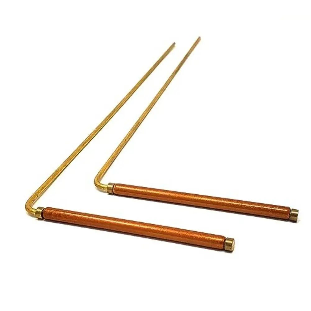 2PCS 99.9% Copper Ghost hunting equipment Divining Water Pure Copper Dowsing rods Divining Rods Ghost Hunting