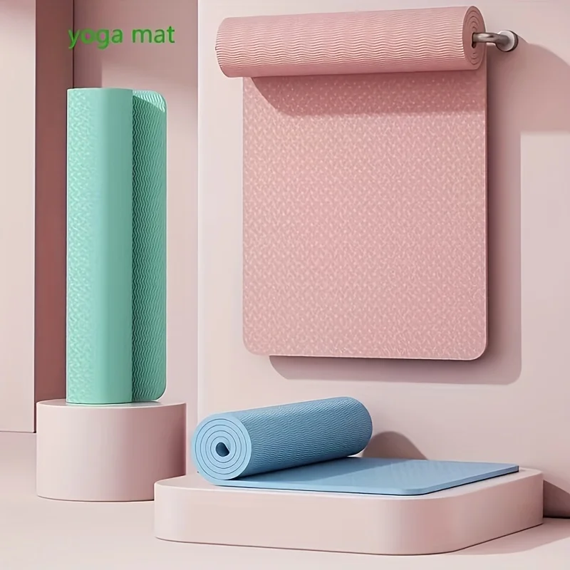 yoga mat tpe thickened and widened 6nn anti slip shock-aasorbing and silent sports fitness mat dance mat