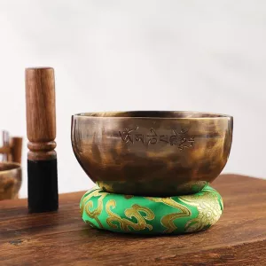 Full Moon Singing Bowl Nepal Handmade Tibetan Bowls Buddhism Meditation Large Brass Sound Bowl Chakras Musical Instrument Gifts