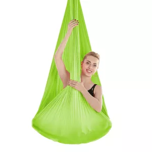 4/5/6/7m Aerial Yoga Hammock Elastic Silk Yoga Flying Swing for Anti-Gravity Body Building Pilates Infoor Outdoor Fitness