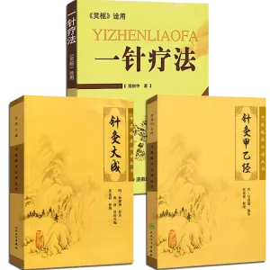 3 Books Acupuncture Dacheng + Acupuncture and Acupuncture + One Needle Therapy Traditional Chinese Medicine Acupuncture Books