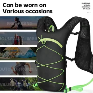 1pc Hydration Backpack Sport Hydration Pack Backpack Water-proof Nylon Water Bag Hydration Pack for Running for Hiking Biking
