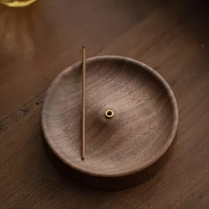 Black Walnut Incense Base, Mini Incense Holder, Tea Ceremony, Zen Incense Inserts, Home Decoration Smell, Aromatic Aromatherapy