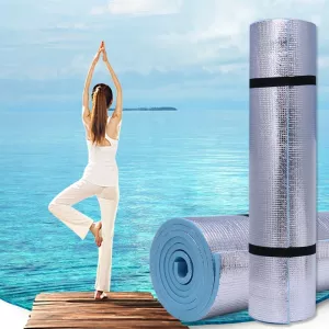 YD61 6mm Thick Durable EVA Yoga Mat Exercise Gym Fitness Workout Non-Slip Pad Camping