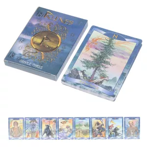 44PCS Tarot Runes Oracle Cards Board Games Oracle Occult Psychic Supplies Tarot Cards High Quality Divination Prophecy Alchemy