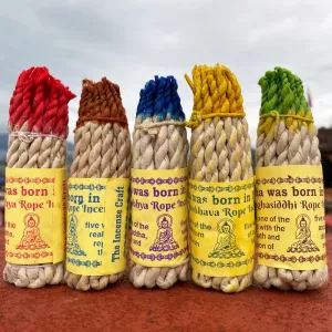 Nepal Rope Incense Tibetan Incense Natural Raw Materials Handmade Incense DIY Home Indoor Incense Yoga Meditation Soothe Spirit