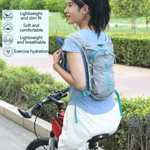 Ultralight Running Bag New Reflective Breathable Hiking Backpack Nylon Outdoor Sport Marathon Hydrating Backpack