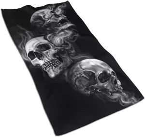 Smoke Skull Luxury Hand Towels Ultra Soft Highly Absorbent Premium Microfiber Bath Towel for Hand Gym Beauty Hair Care