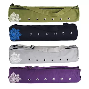 Yoga Mat Bag Breathable with Adjustable Strap Nonslip Mat Holder Wear Resistant Full Zip Gym Bag Carrying Bag Yoga Mat Carrier
