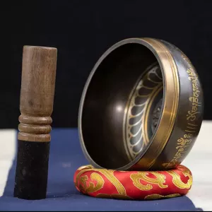 Nepal Handmade Brass Chime Buddha Copper Sound Bowl Sound Therapy Yoga Meditation Music Therapy Singing Bowl Tibet Prayer Bowl
