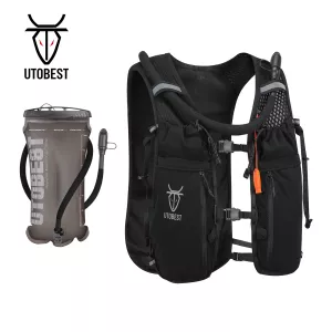 UTOBEST Trail Running Backpack 10L Ultra Lightweight Hydration Vest with 2L Water Bladder for Outdoor Hiking Cycling Marathon