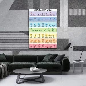 Chakra Kids Yoga Poster | Yoga Poster | Yoga | Chakras | Yoga Poses | Yoga for Kids |