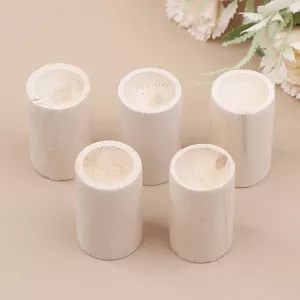 5Pcs Essential Oil Cylinder Diffuser Wood Wooden Diffuser Bottle Indoor Aromatherapy Essential Oil Cylinder Retainer Wooden